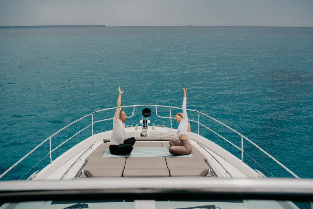 A moment of movement on a yacht, from SENSES’ representative stay photography